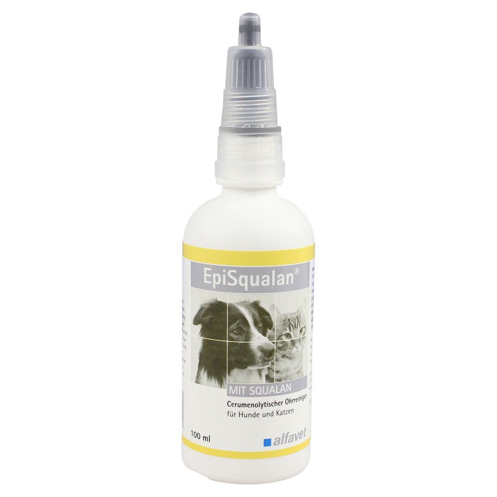 EpiSqualan® Ohrreiniger für Hunde und Katzen 100 ml Flüssigkeit
