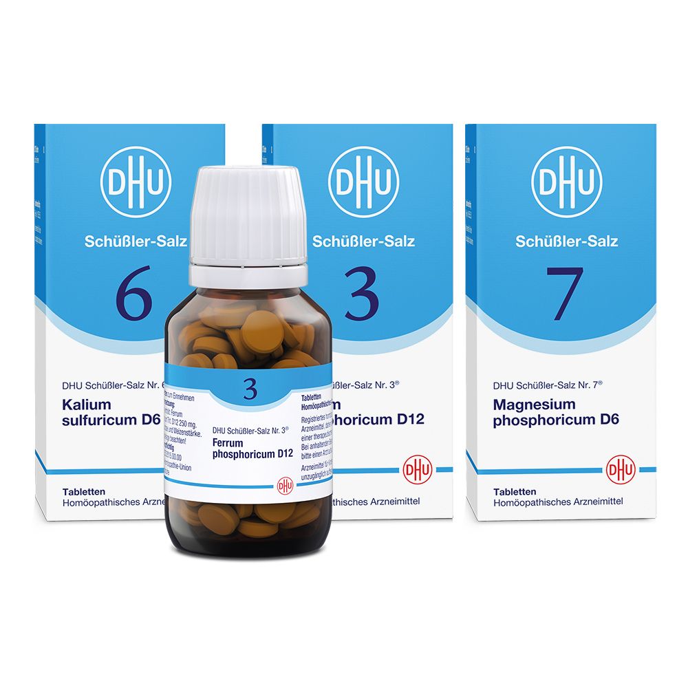DHU Schüßler-Salze Kur mit dem Mineralsalz des Immunsystems 3x200 St Tabletten