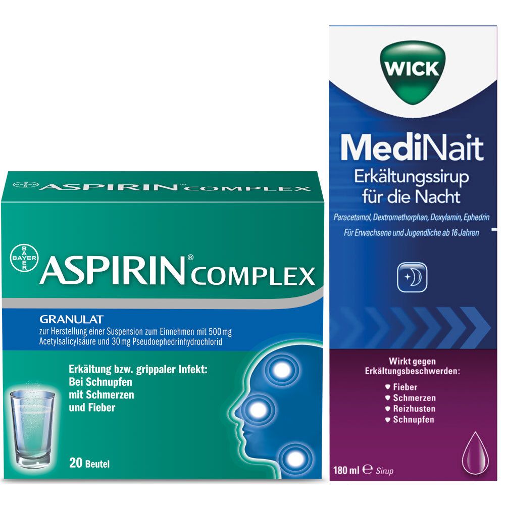 Erkältungsset Wick MediNait + Aspirin® Complex 1 St Set