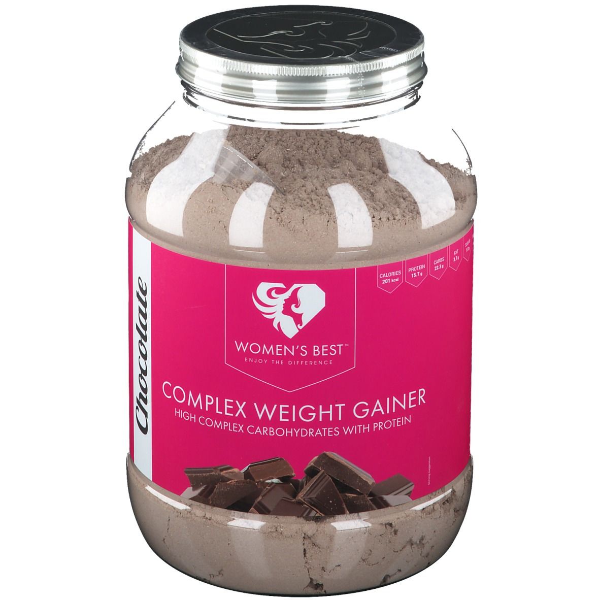 Womens Best Complex Weight Gainer Schokolade 1350 g Pulver