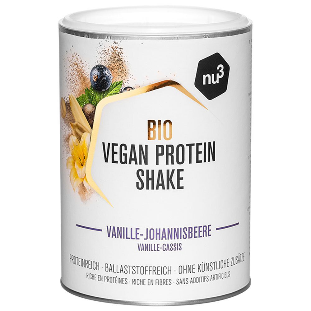 Bio Vegan Protein Shake Vanille-Johannisbeere 400 g Pulver
