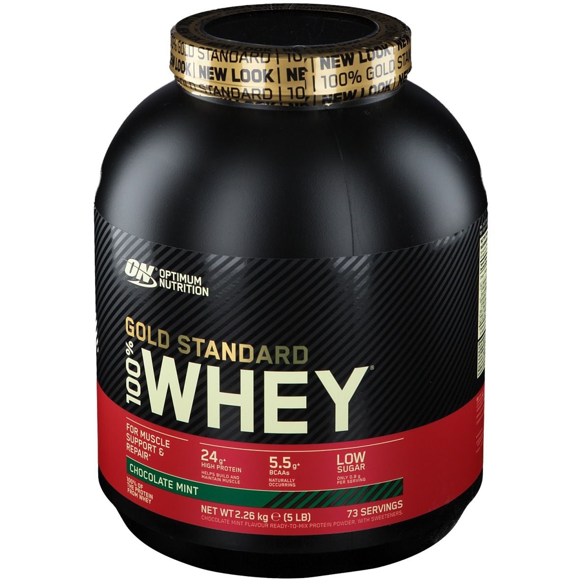 100 % Whey Gold Standard, Schoko-Minze, Pulver 2260 g Pulver
