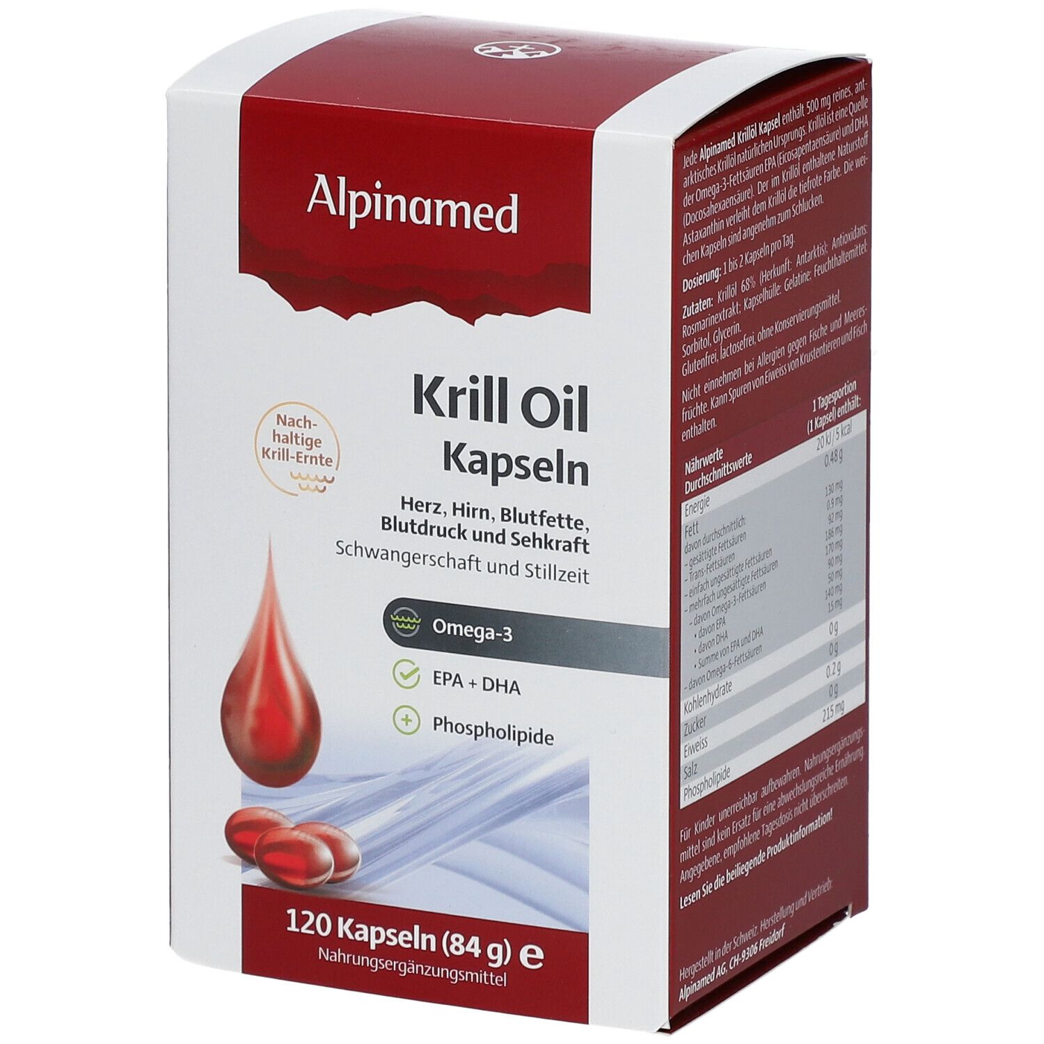 Alpinamed Krill Oil 120 St Kapseln
