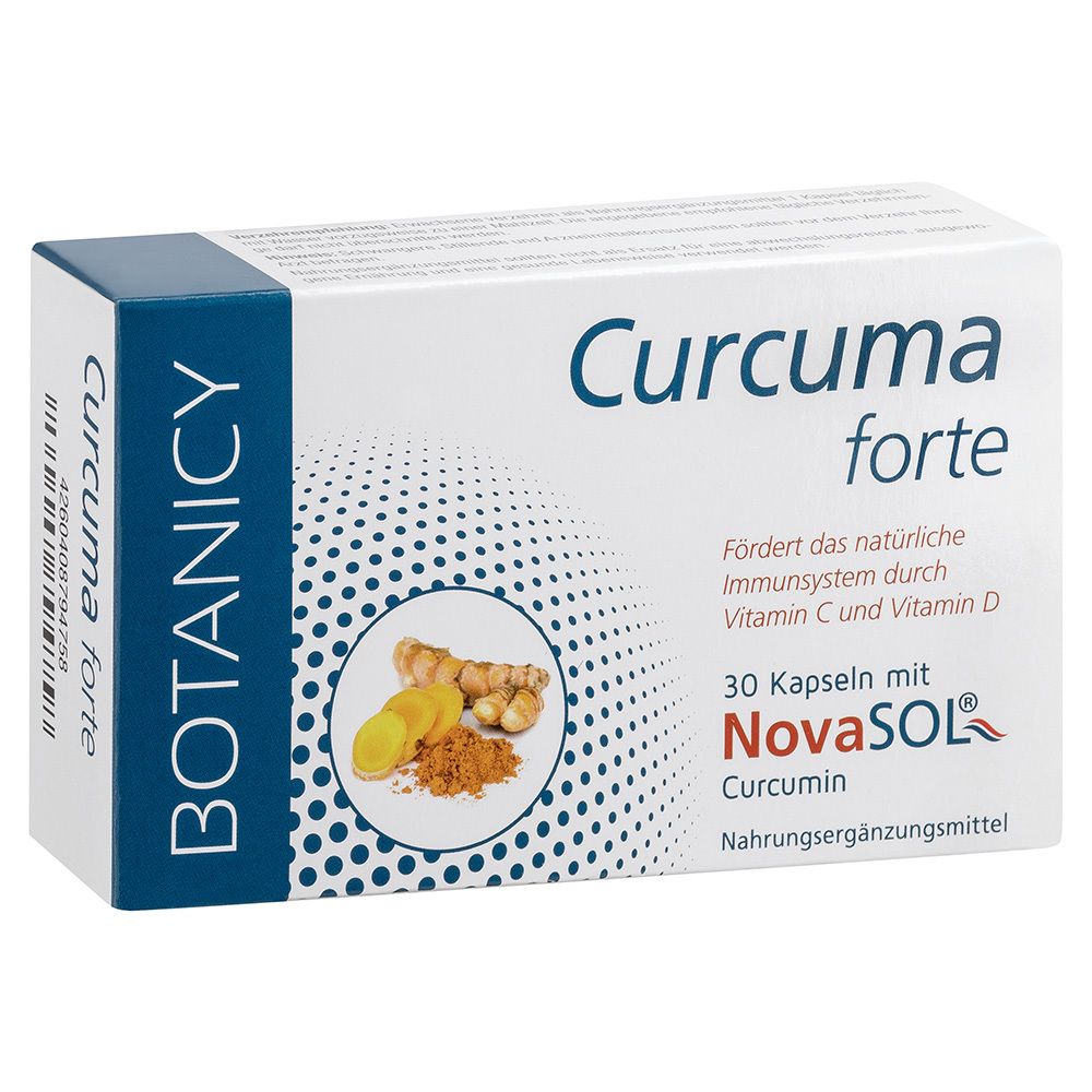 Botanicy Curcuma forte 30 St Kapseln