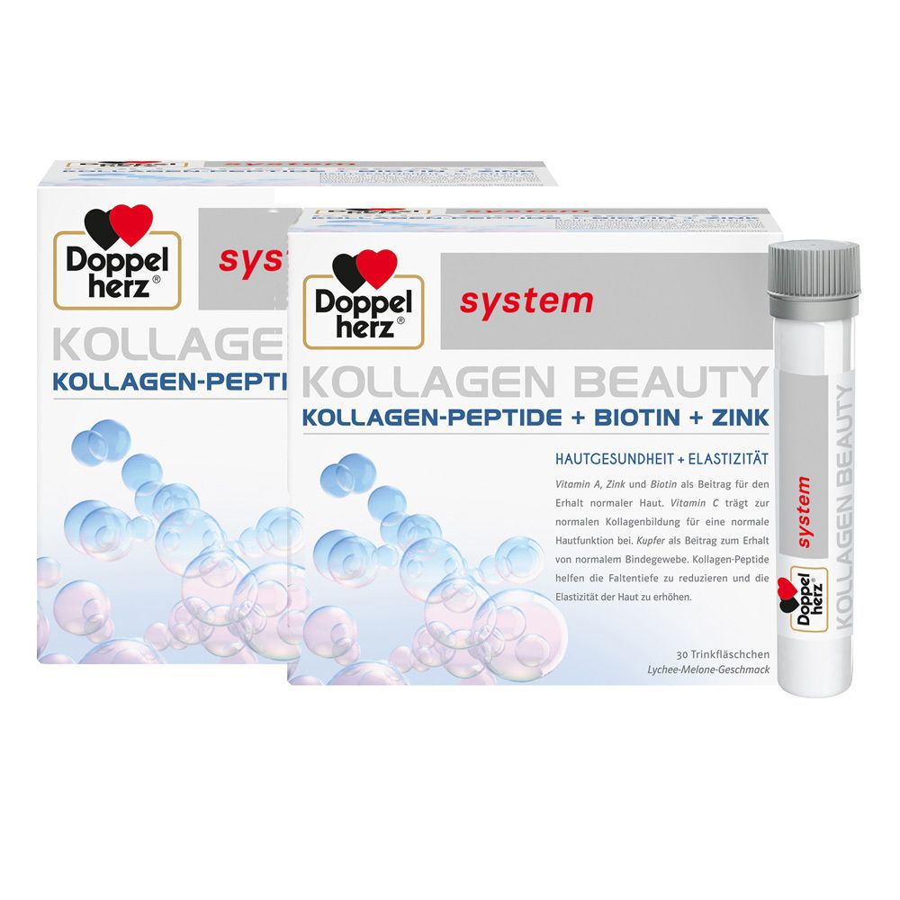 system Kollagen Beauty Doppelpack 2x30 St Trinkampullen