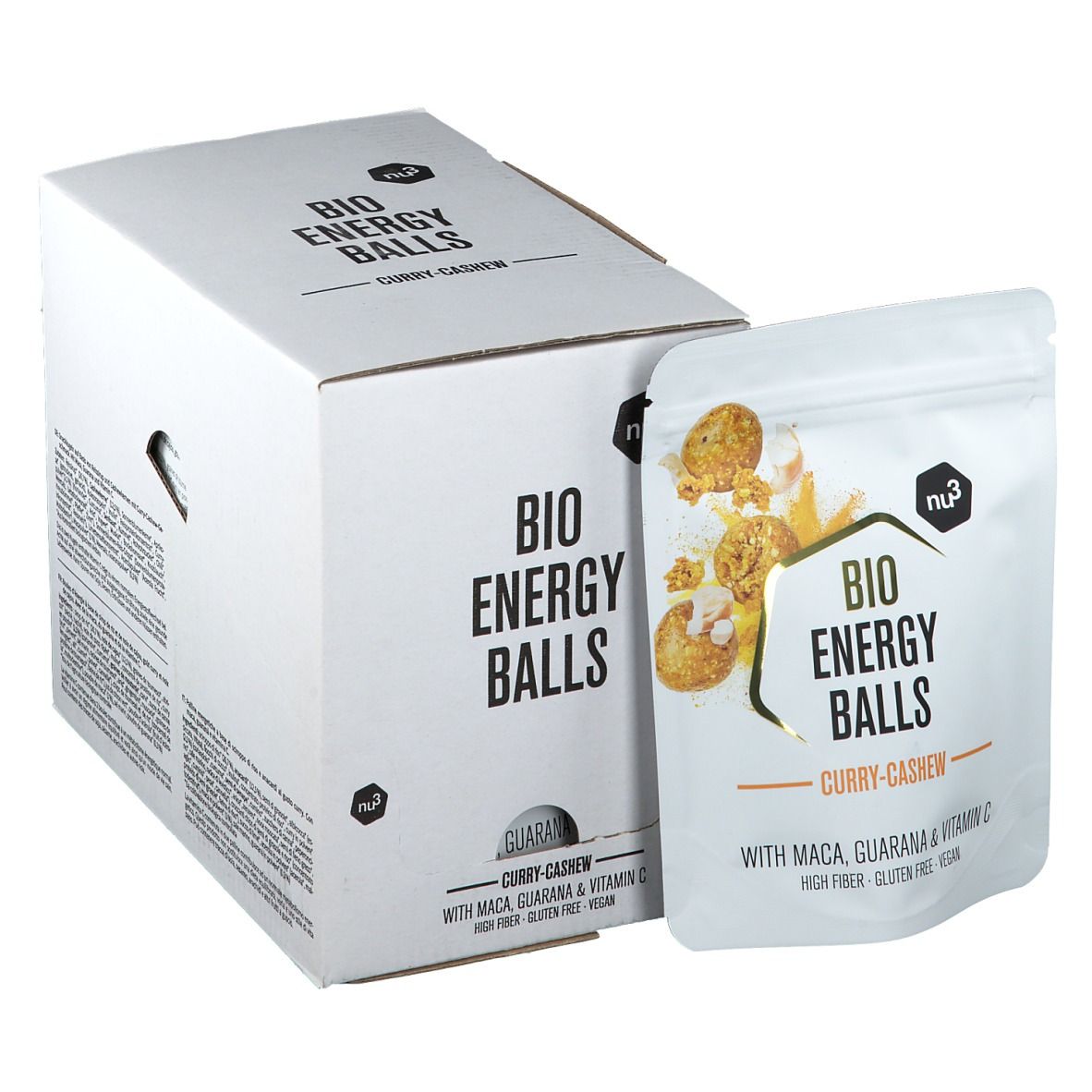 Bio Energy Balls Curry Cashew 5X70 g Kekse