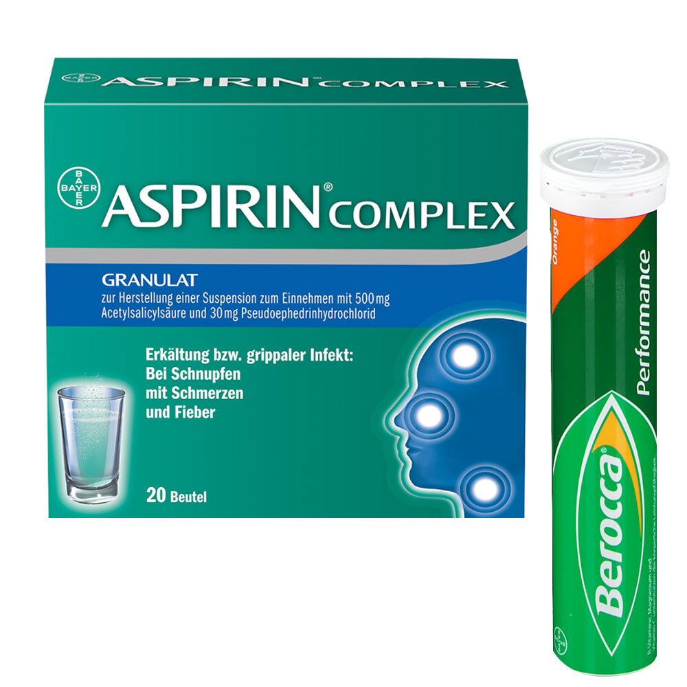 Aspirin® Complex Granulat + Berocca® Performance Set 1 St Set