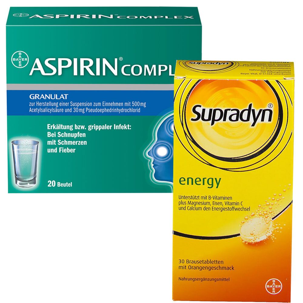Aspirin® Complex + Supradyn energy Set 1 St Set
