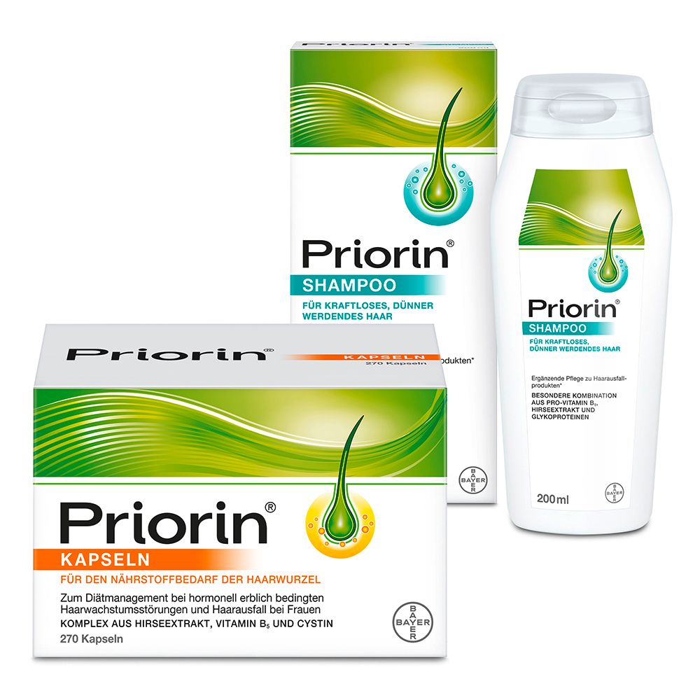 Priorin® Kapseln + Priorin Shampoo Set 1 St Set