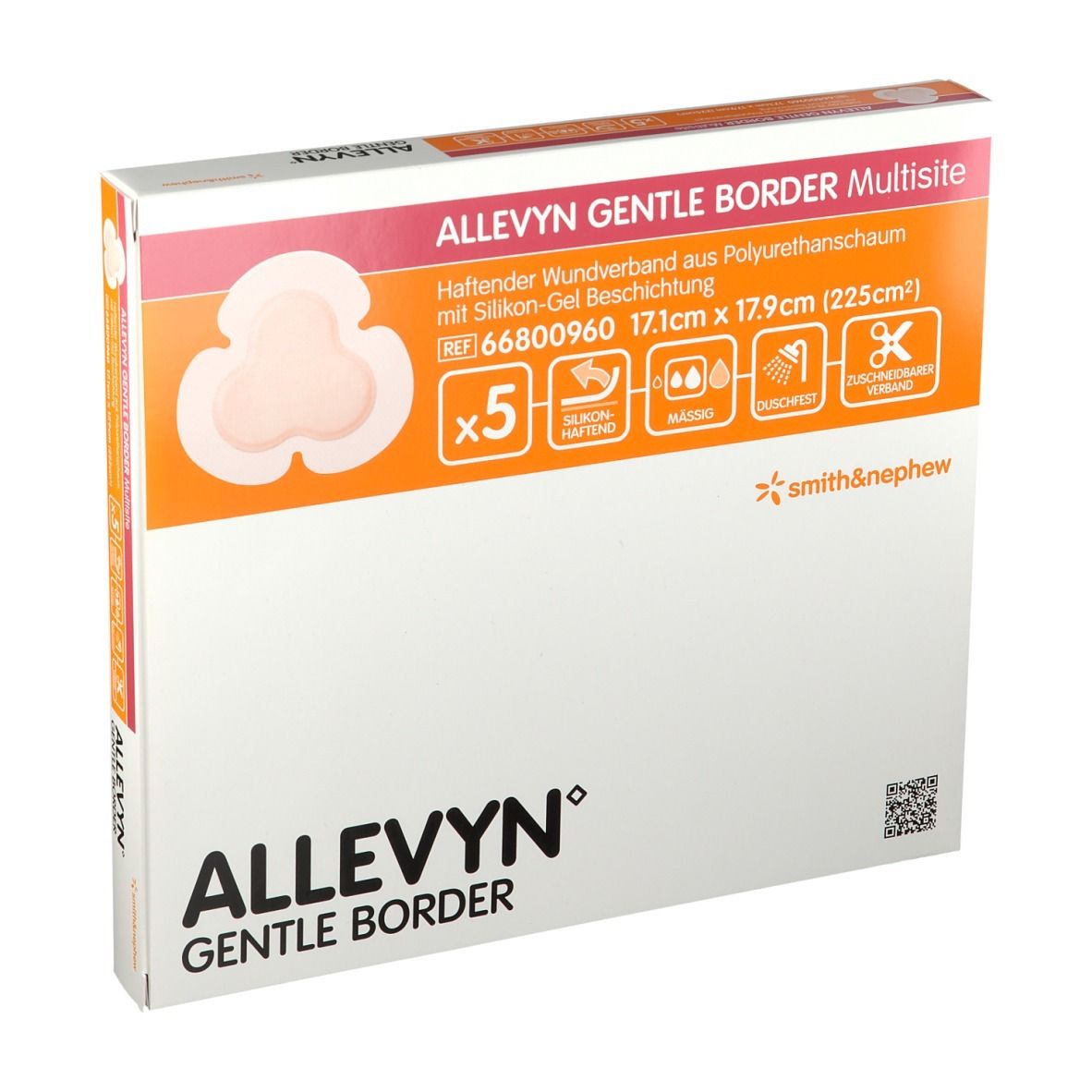 Allevyn® Gentle Border Multisite 17,1x17,9cm