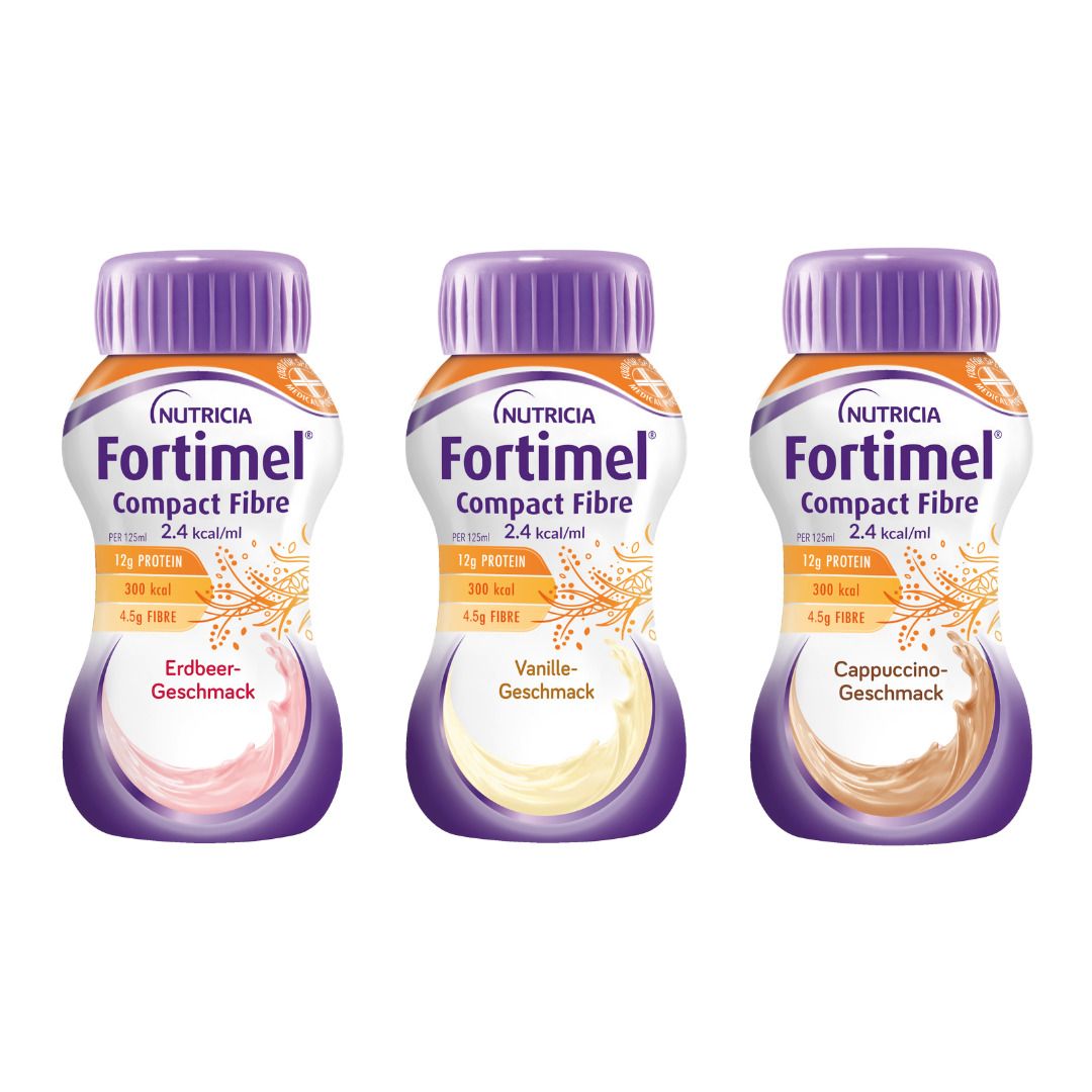 Fortimel Compact Fibre Mischkarton 8X4X125 ml Flüssigkeit
