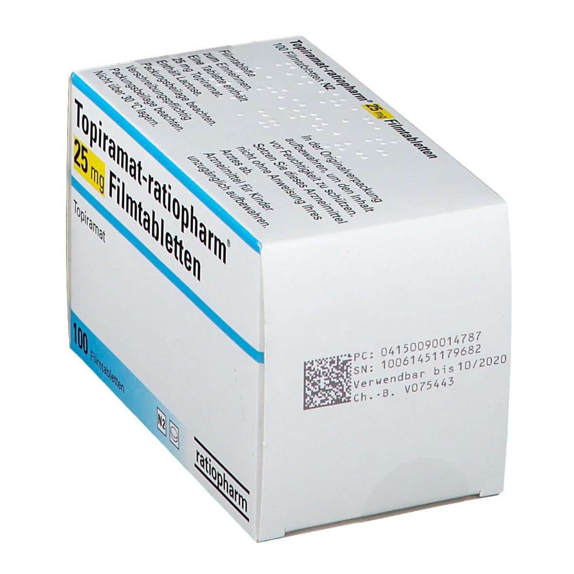 Topiramat-ratiopharm® 25 mg