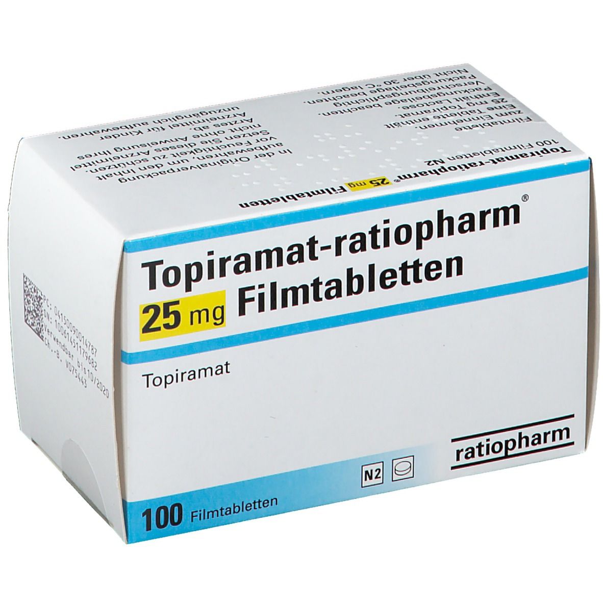 Topiramat-ratiopharm® 25 mg