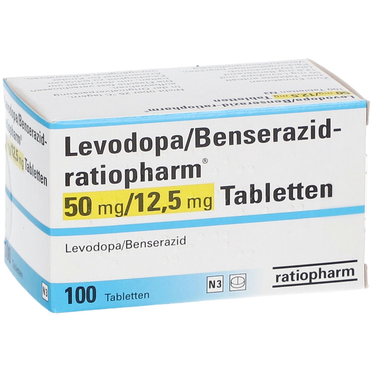 Levodopa/Benserazid-ratiopharm® 50 mg/12,5 mg
