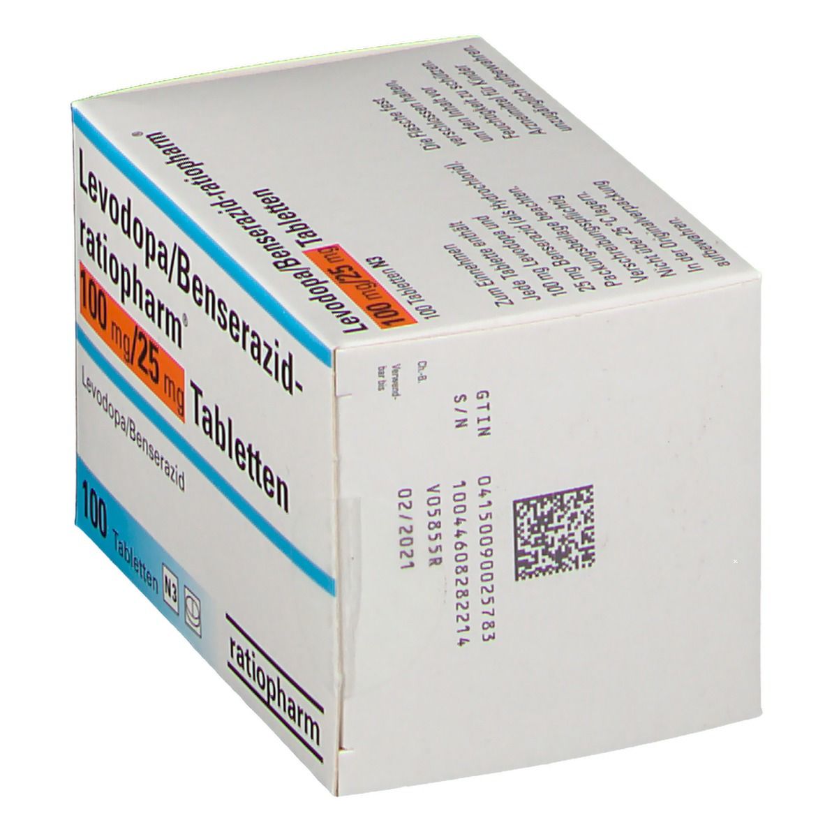 Levodopa/Benserazid-ratiopharm® 100 mg/25 mg