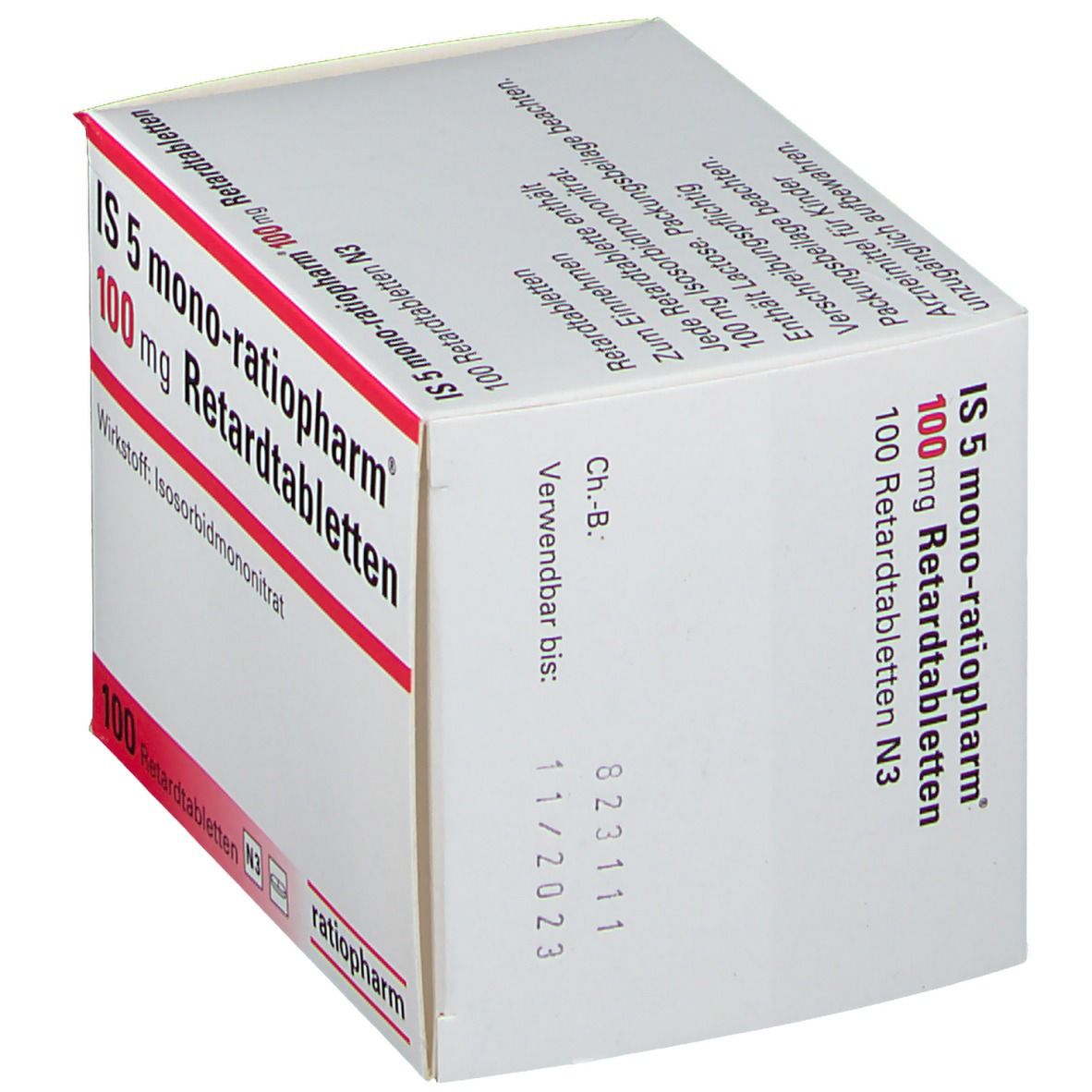 IS 5 mono-ratiopharm 100 mg Retardtabletten St Retard-Tabletten