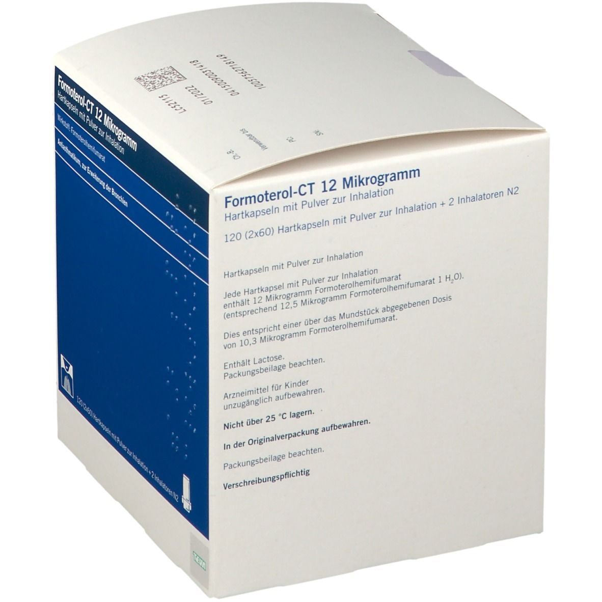 Formoterol-Ct 12 Mikrogramm Hartkps.m.Plv.z.Inhal. 120 St Hartkapseln mit Pulver zur Inhalation