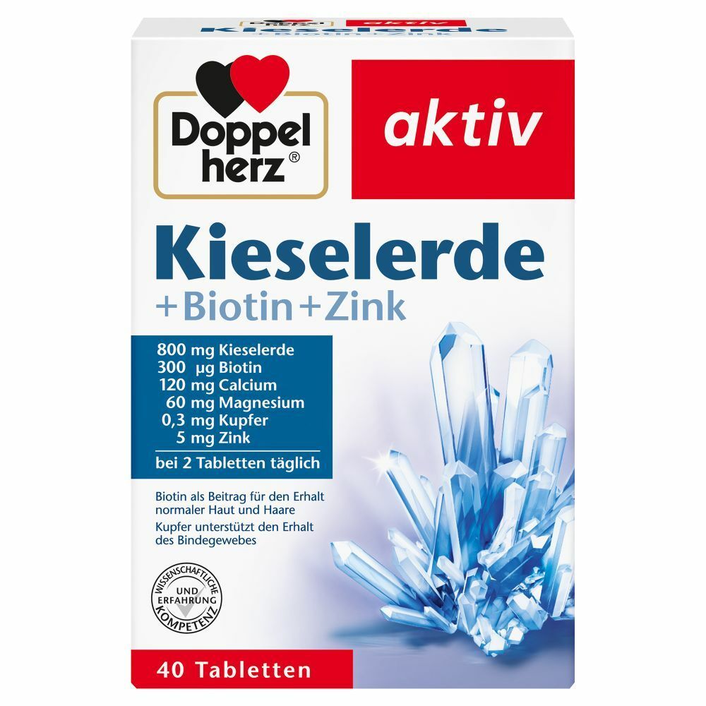 Doppelherz® aktiv Kieselerde + Biotin + Zink Tabletten