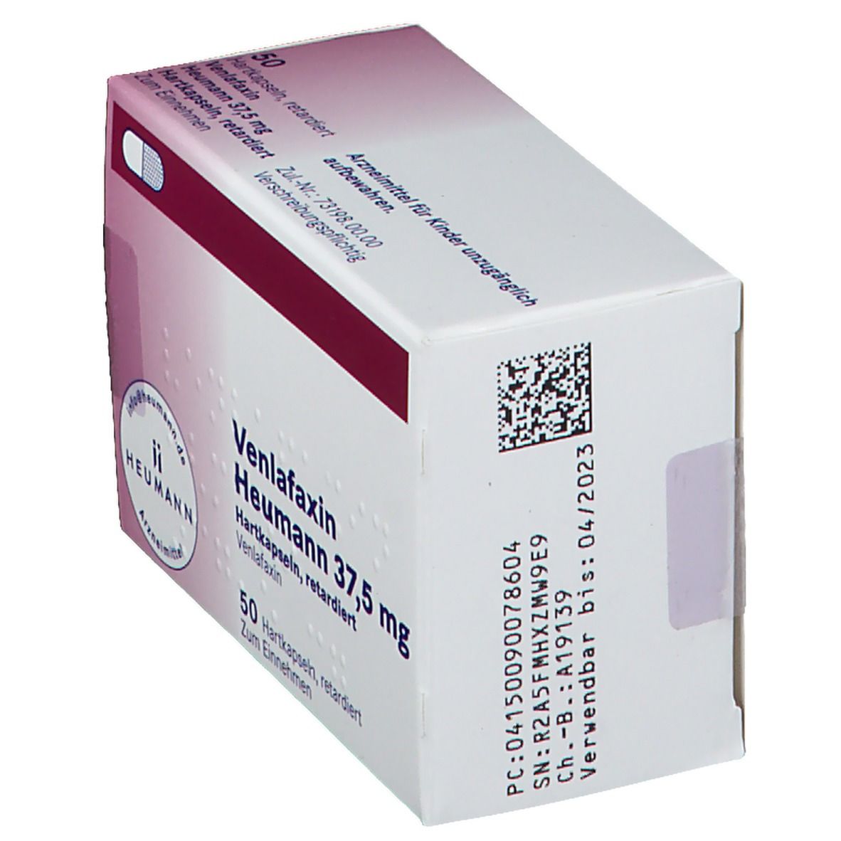 Venlafaxin-Ct 37,5 mg Hartkapseln retardiert 50 St Retard-Kapseln