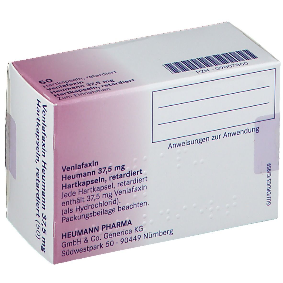 Venlafaxin Heumann 37,5 mg Hartkapseln, retardiert