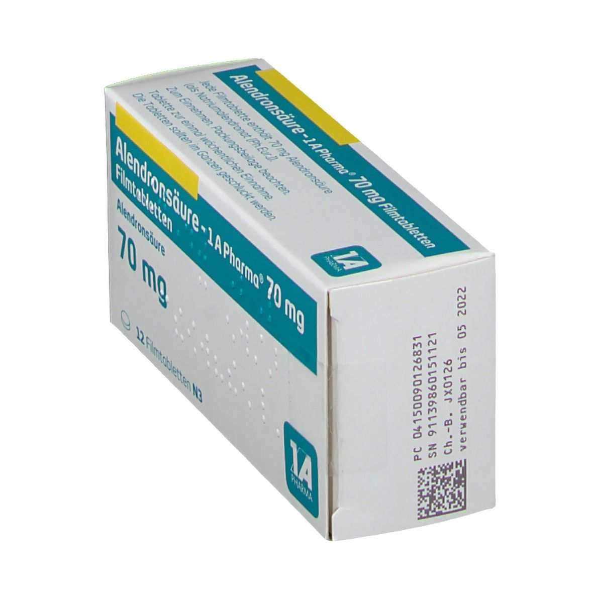 Alendronsäure-1A Pharma 70 mg Filmtabletten 12 St