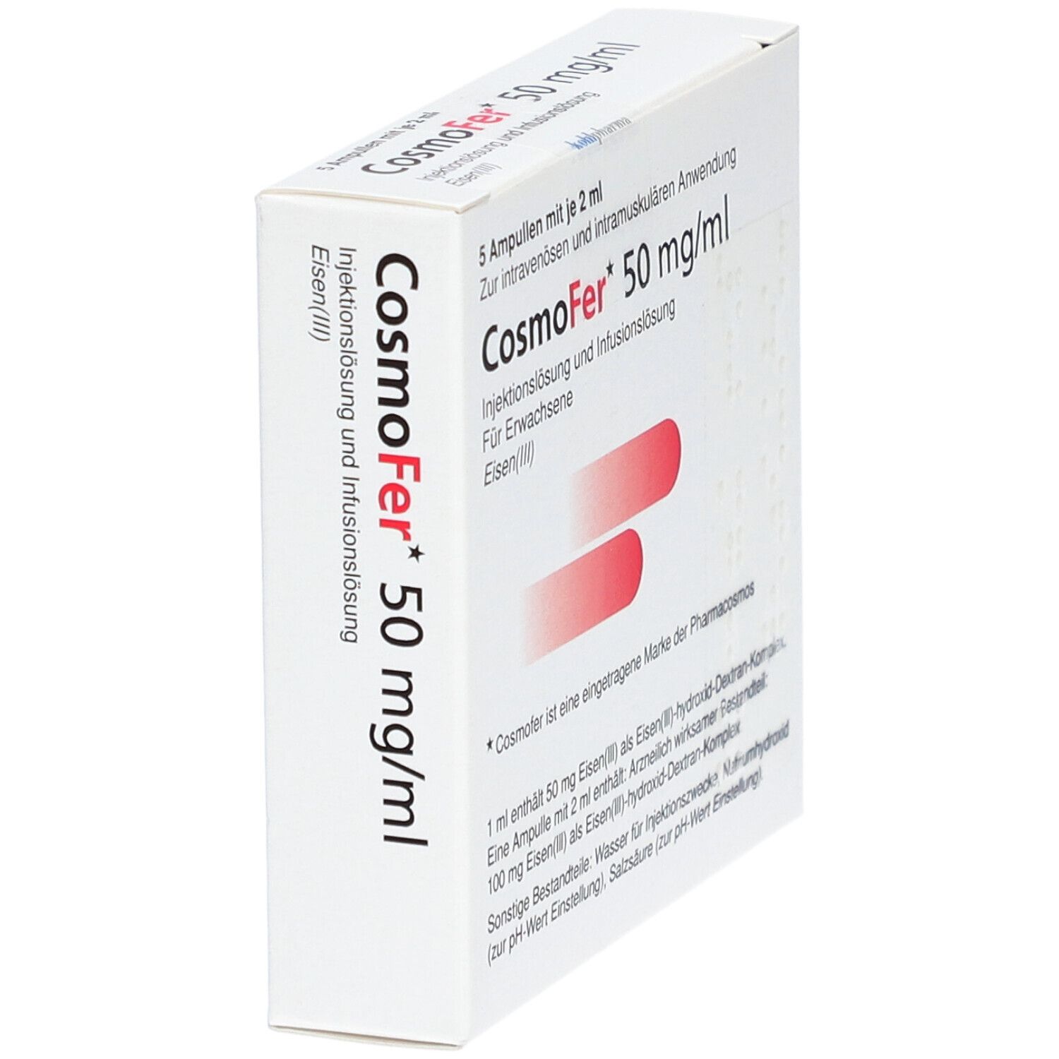 Cosmofer 50 mg/ml Injektions-/Infusionslösung 5x2 ml