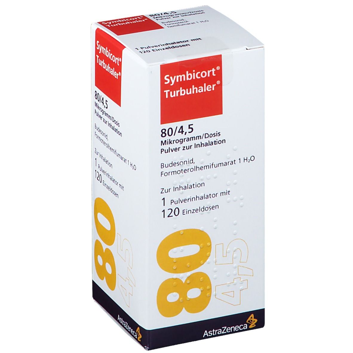 Symbicort Turbuhaler 80/4,5 µg/Dosis 120 ED 1 St Inhalationspulver