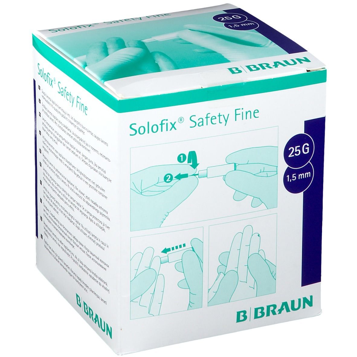 Solofix Safety Fine Lanzetten 25Gx1,5mm