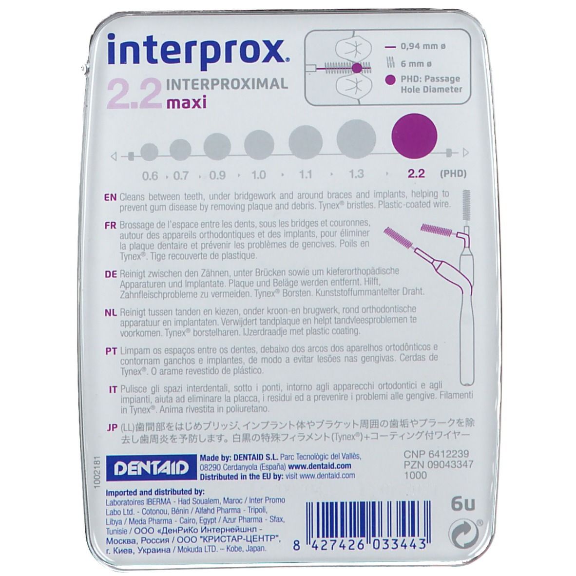 interprox® maxi lila 6,0 mm