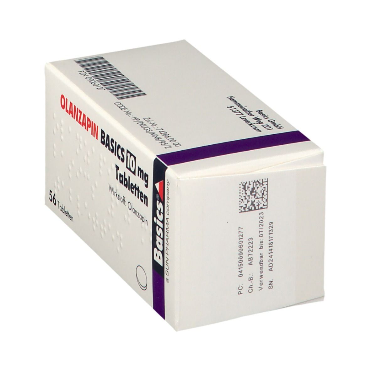 OLANZAPIN BASICS 10 mg