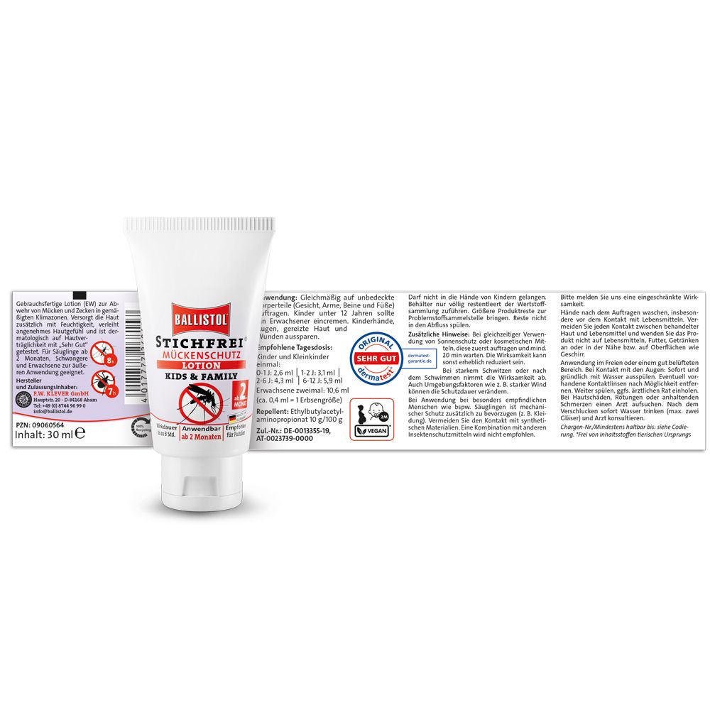 BALLISTOL Stichfrei Kids & Family Lotion