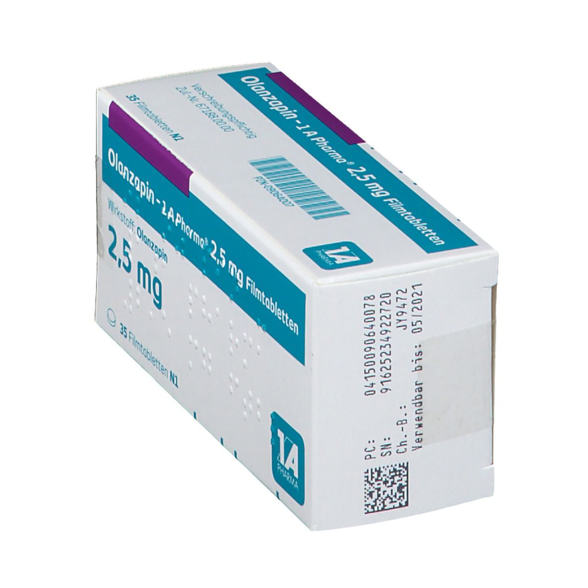 Olanzapin 1A Pharma® 2.5Mg