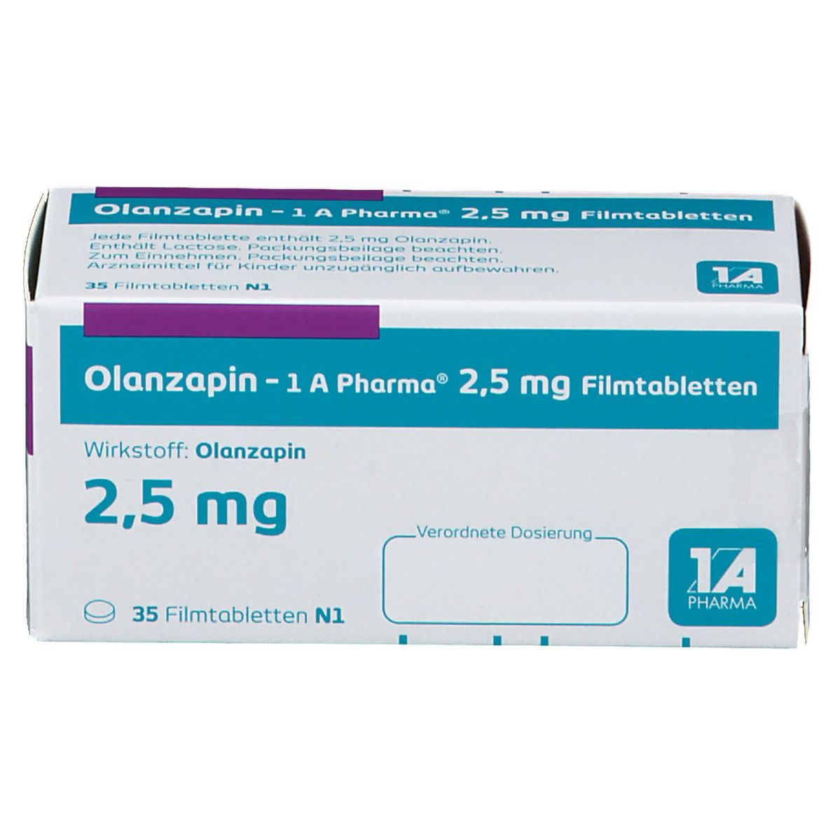 Olanzapin 1A Pharma® 2.5Mg