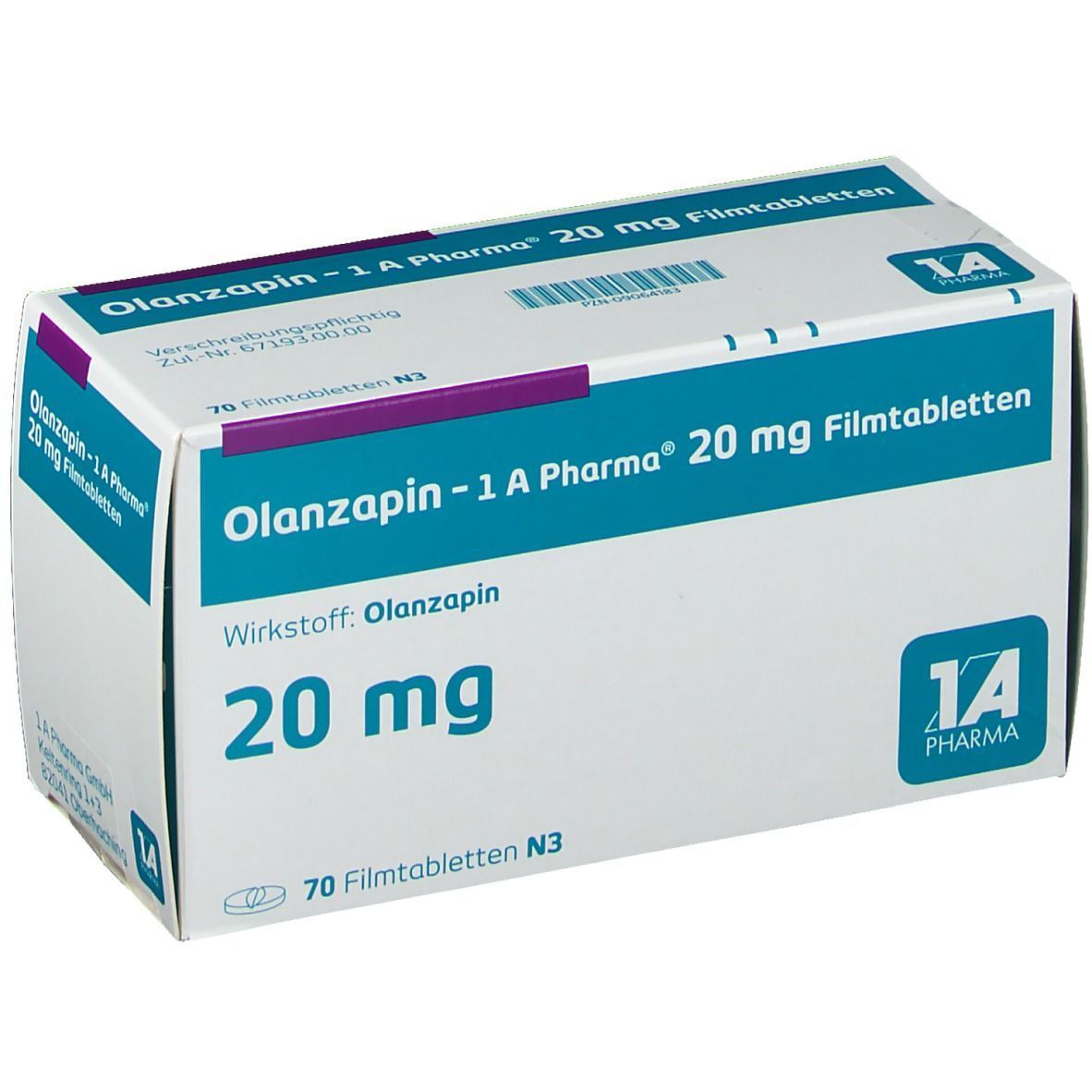 Olanzapin - 1 A Pharma® 20 mg