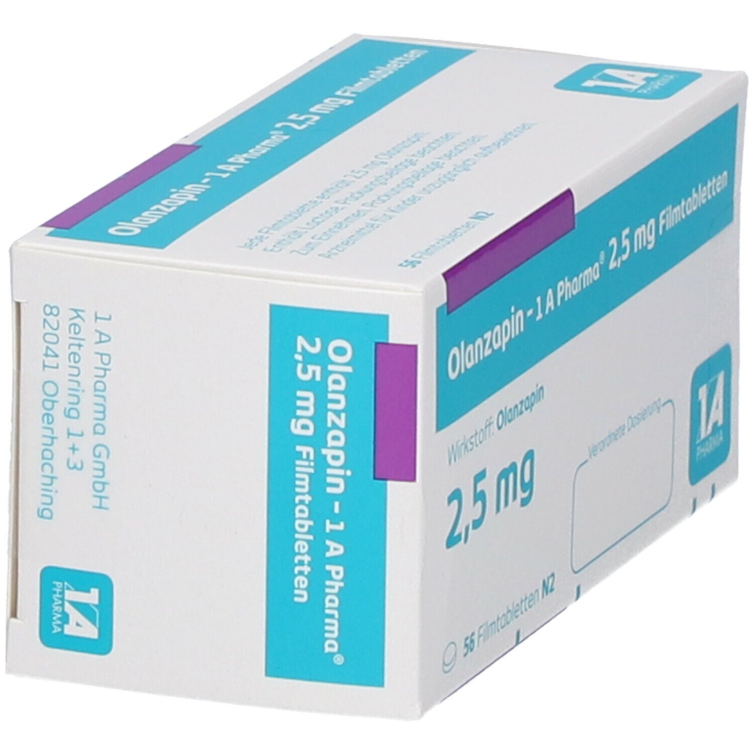 Olanzapin-1A Pharma 2,5 mg Filmtabletten 56 St