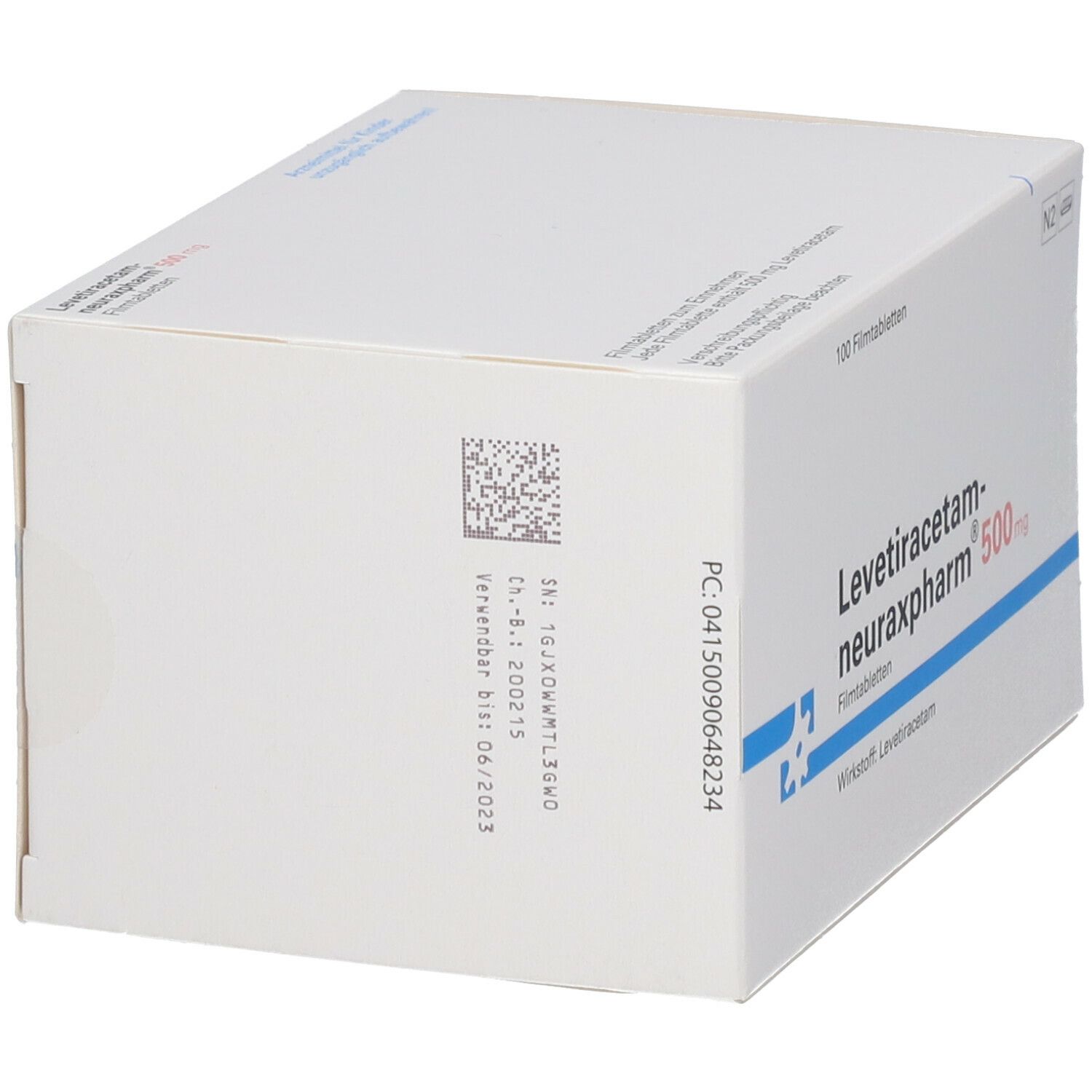 LEVETIRACETAM-neuraxpharm 500 mg Filmtabletten 100 St