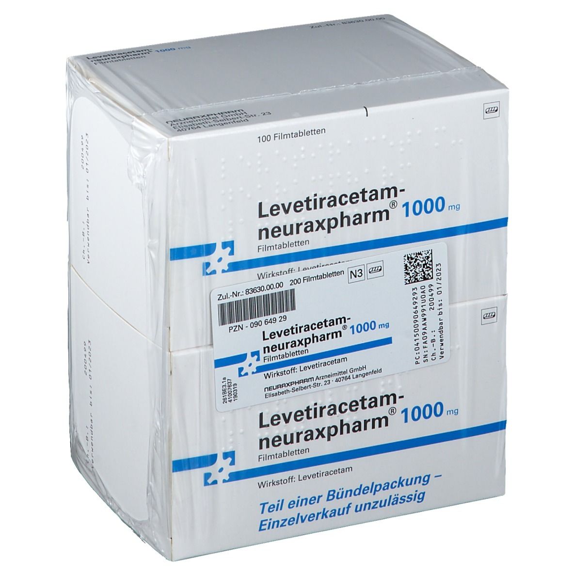 Levetiracetam-neuraxpharm® 1000 mg