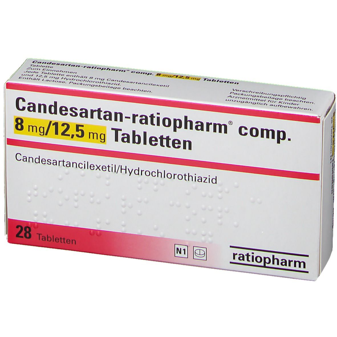 Candesartan-ratiopharm® comp. 8 mg/12,5 mg