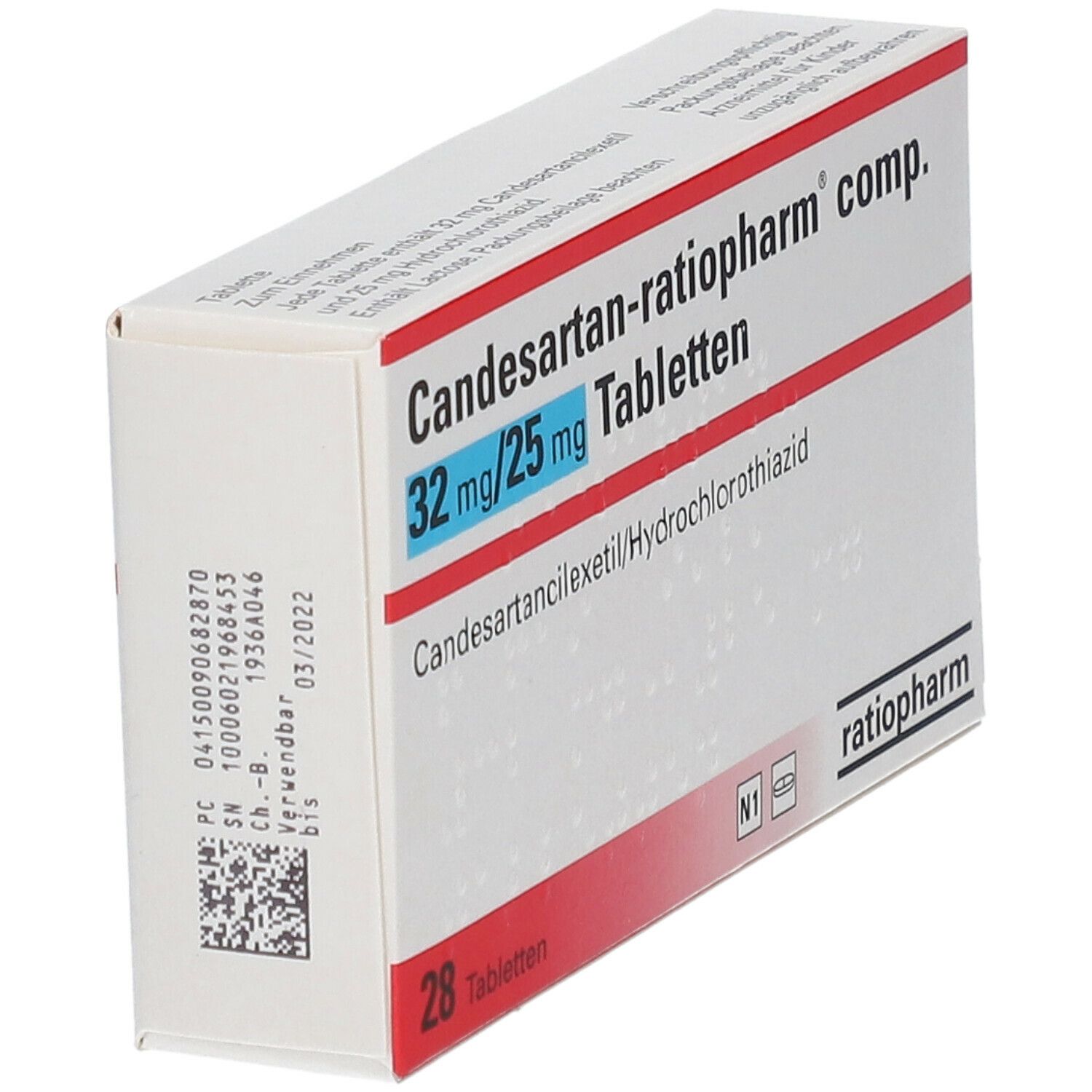Candesartan-ratiopharm® comp. 32 mg/25 mg