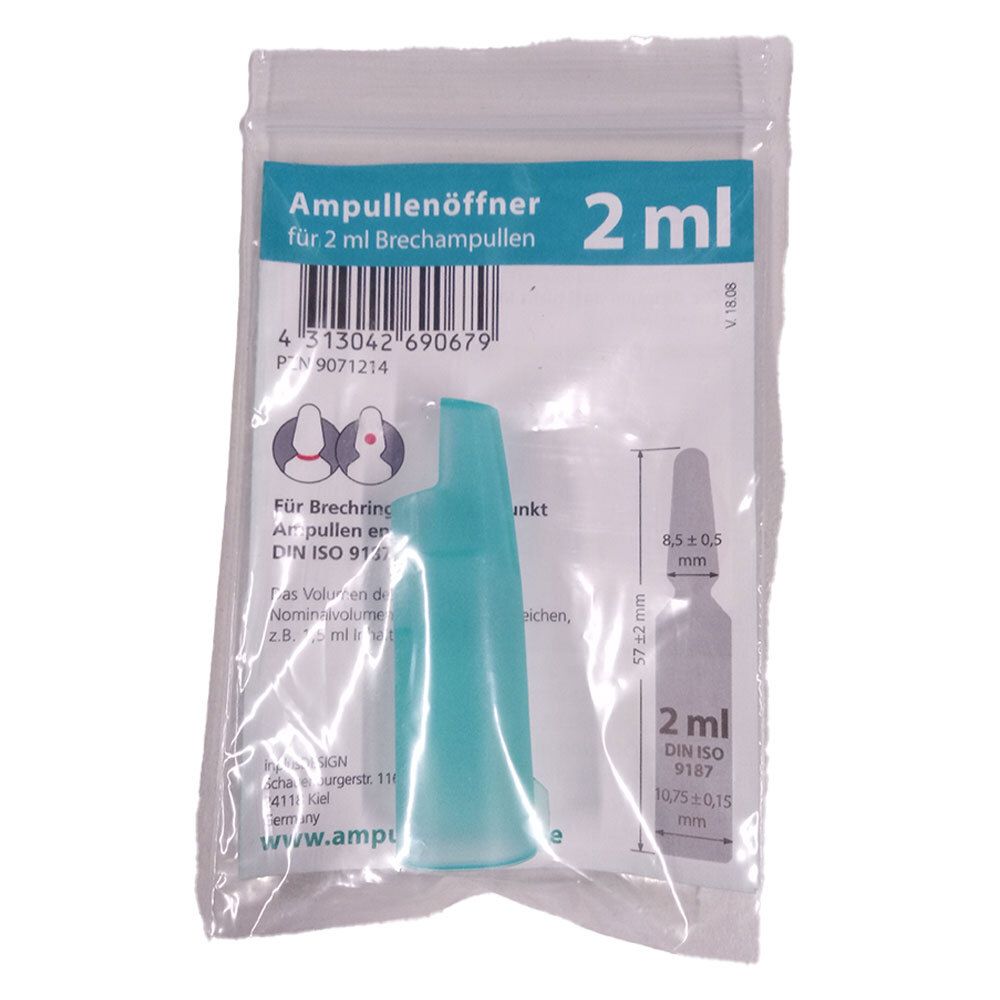 Ampullenöffner f.2 ml Brechampullen 1 St Gerät
