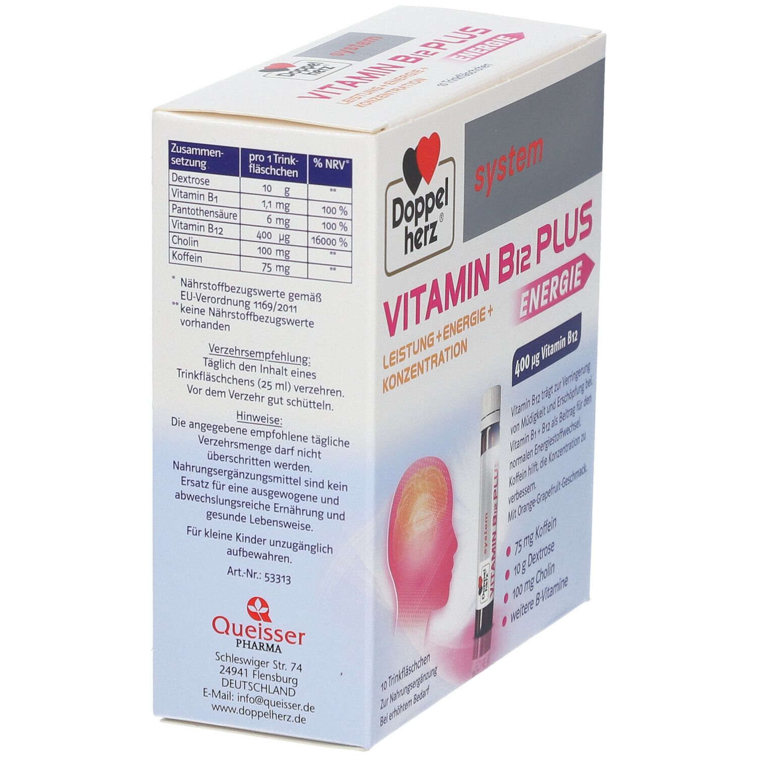 Doppelherz® System Vitamin B12 PLUS Energie 10x25 Ml - Shop-apotheke.com