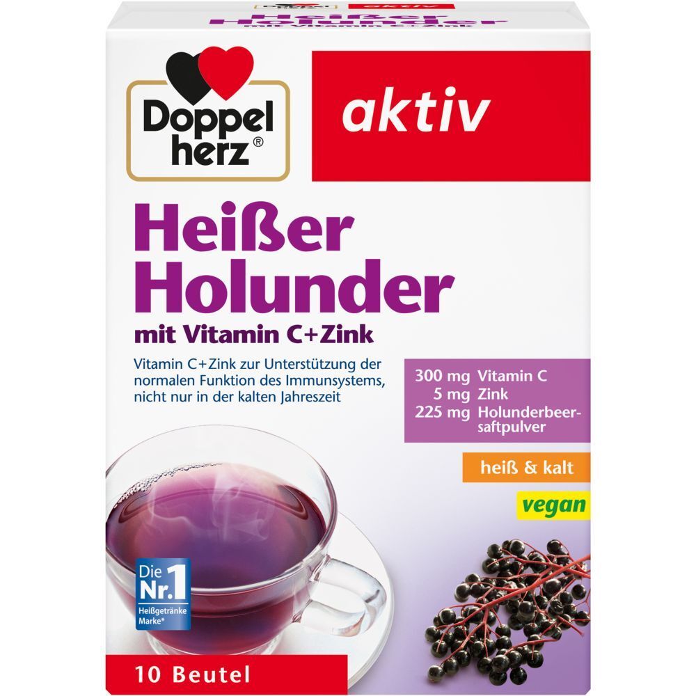 Doppelherz® aktiv Heißer Holunder mit Vitamin C + Zink