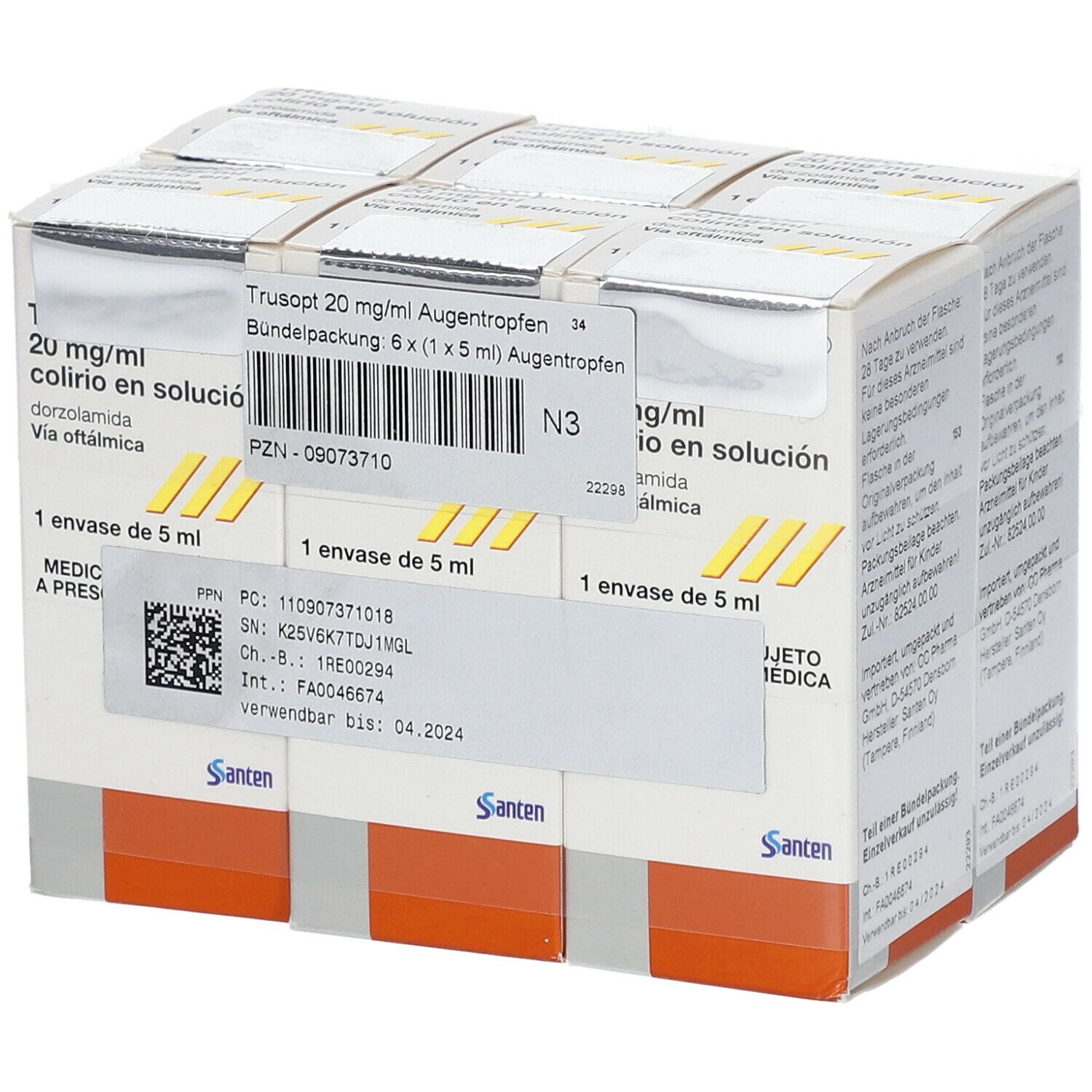 TRUSOPT 20 mg/ml Augentropfen