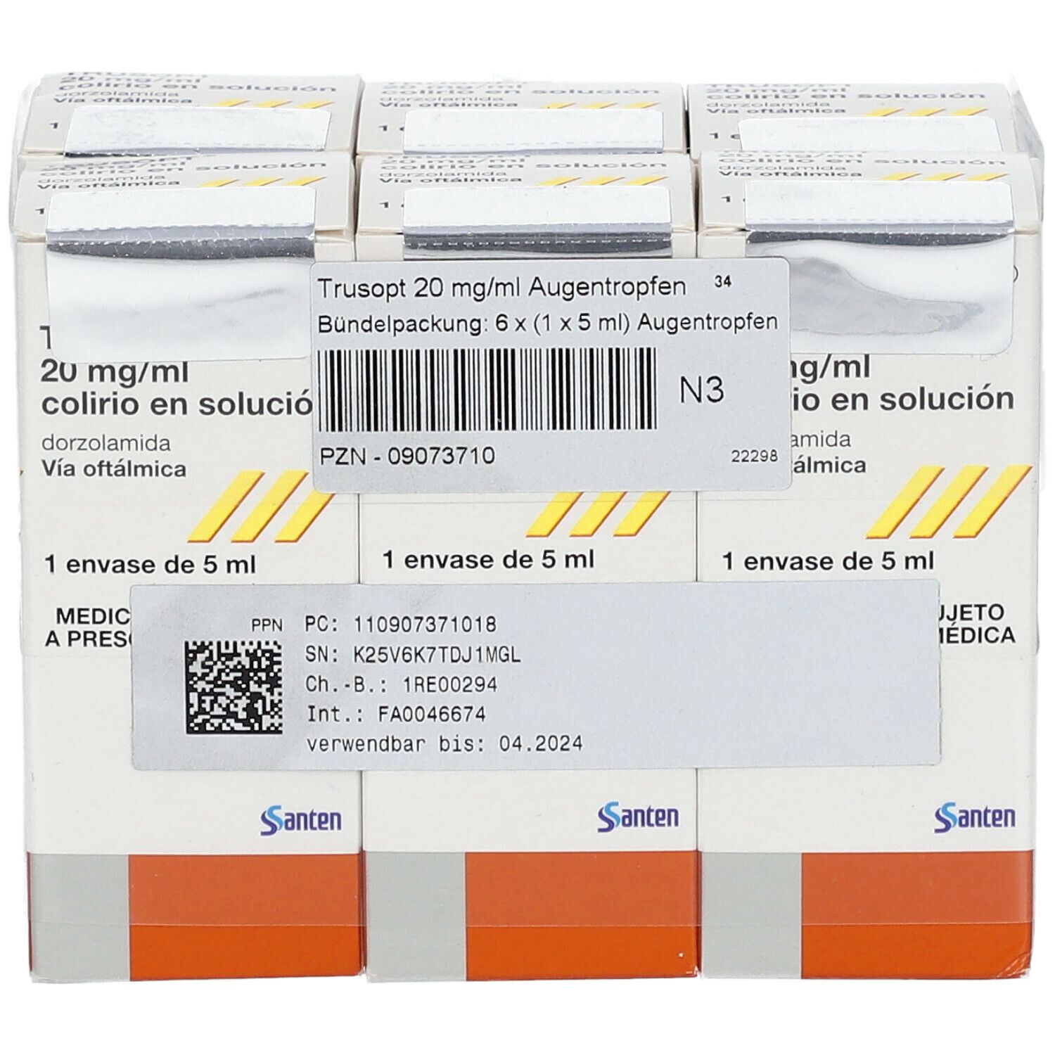 TRUSOPT 20 mg/ml Augentropfen