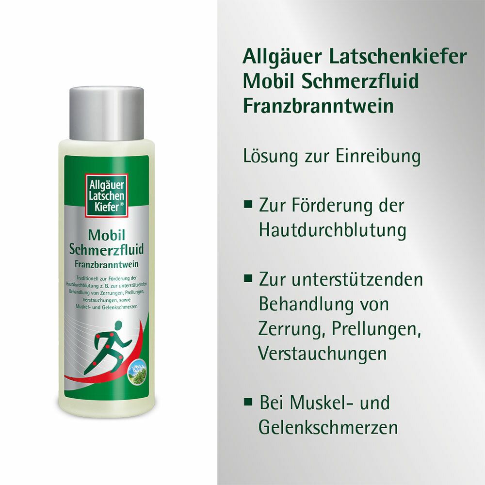 Allgäuer Latschenkiefer® Mobil Schmerzfluid Franzbranntwein