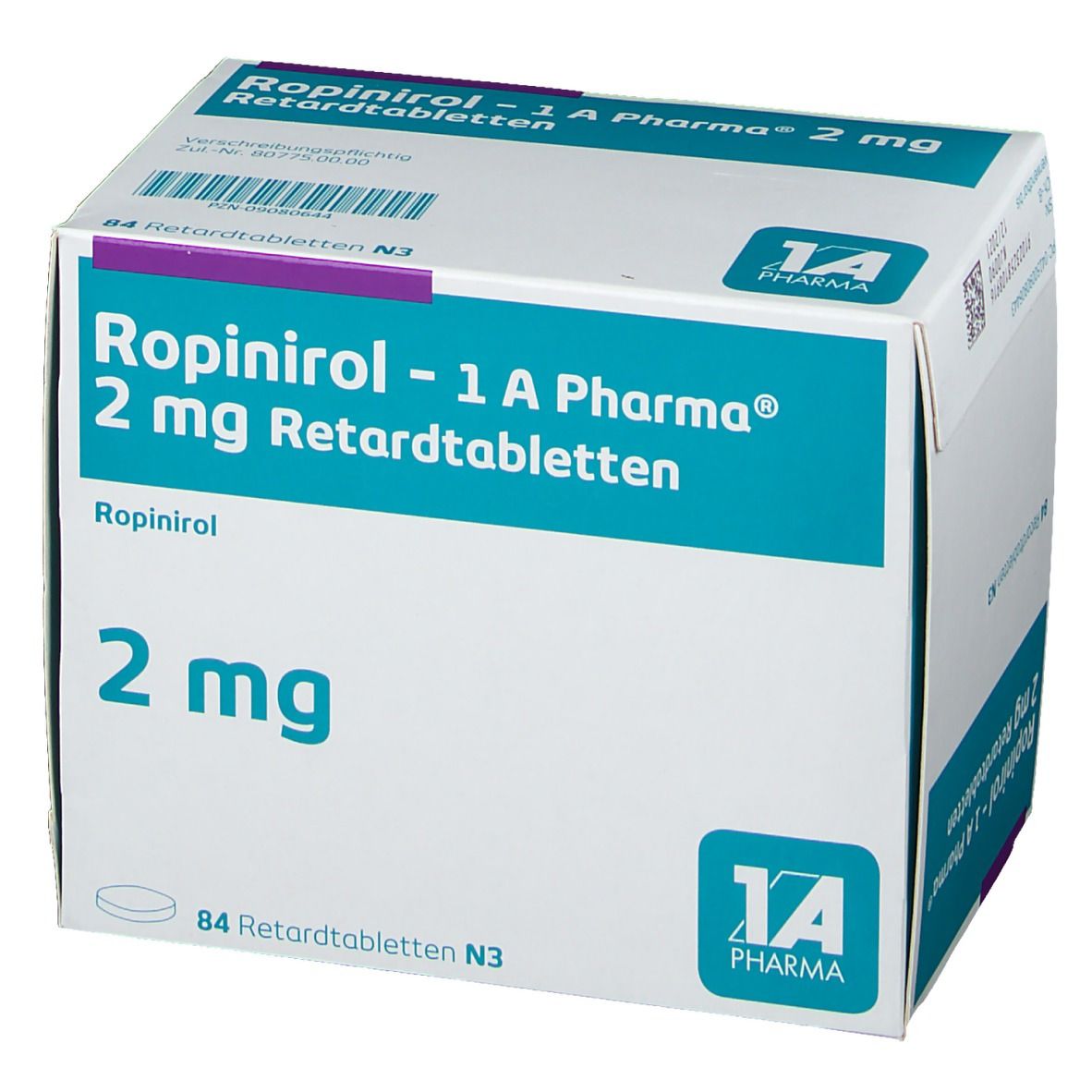 Ropinirol 1A Pharma® 2Mg