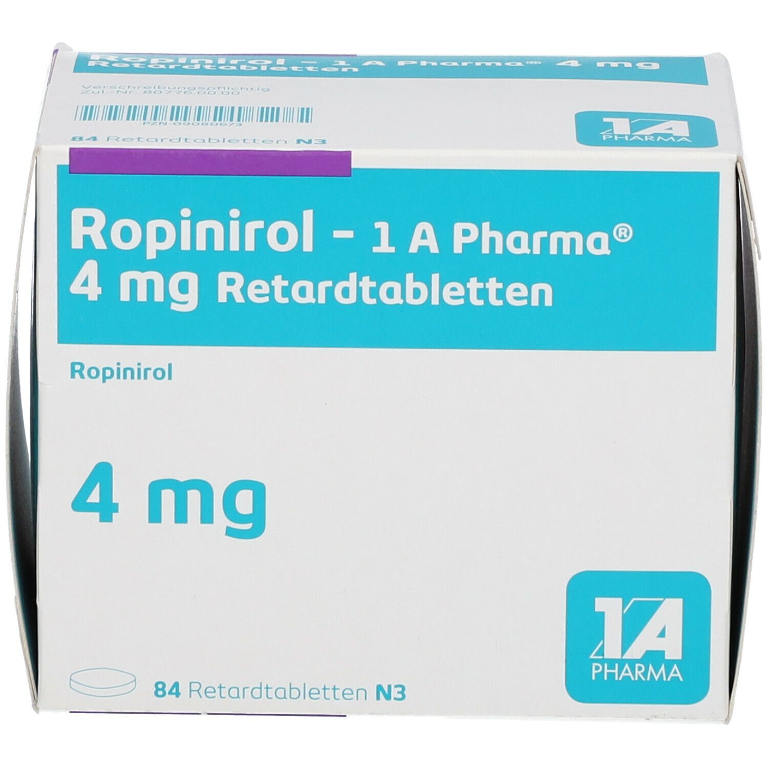 Ropinirol 1A Pharma® 4Mg