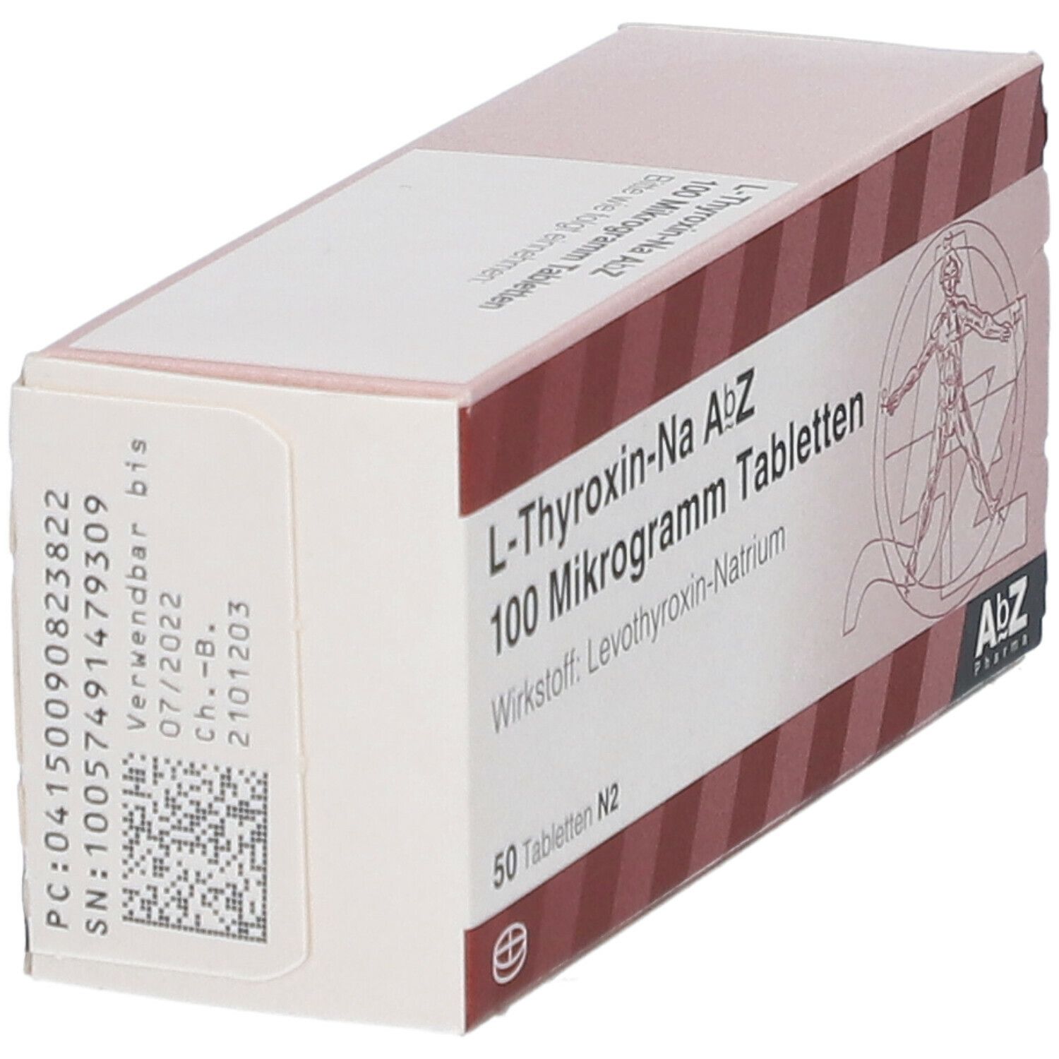 L-THYROXIN-Na AbZ 100 Mikrogramm Tabletten 50 St