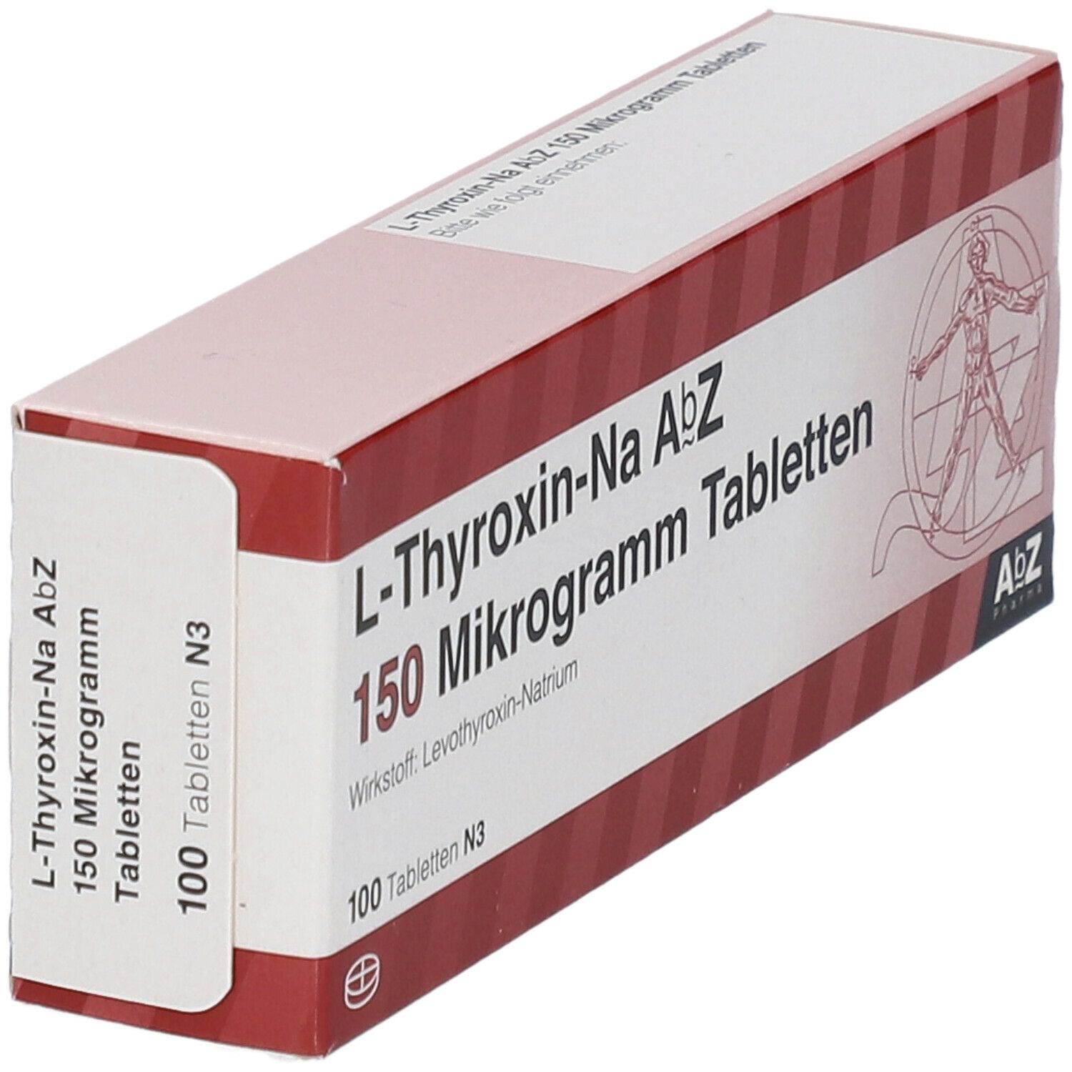 L-THYROXIN-Na AbZ 150 Mikrogramm Tabletten 100 St