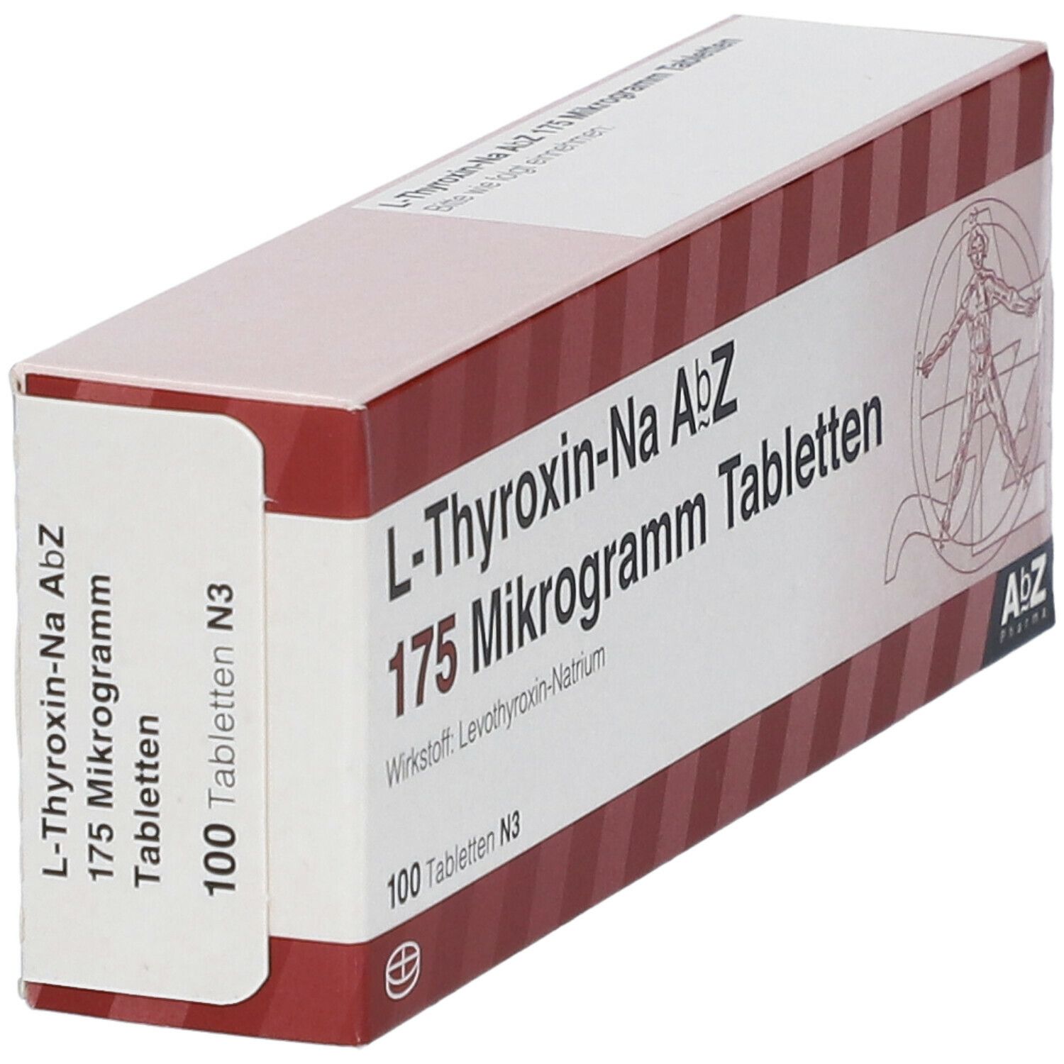 L-THYROXIN-Na AbZ 175 Mikrogramm Tabletten 100 St